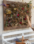Foraged Wildflower Wall Hanging – Rustic Botanical Art Frame
